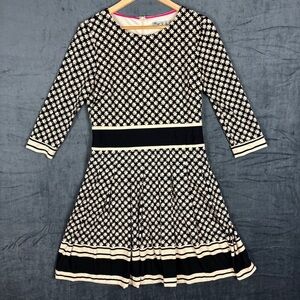 Eliza J Black and White Mini Dress